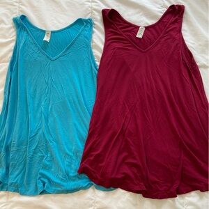 Pinkblush maternity - 2 pack V-neck maternity tank tops